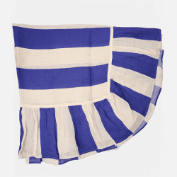 Image showing the Wide Stripe Tablecloth, 240 x 150cm, Cobalt product.