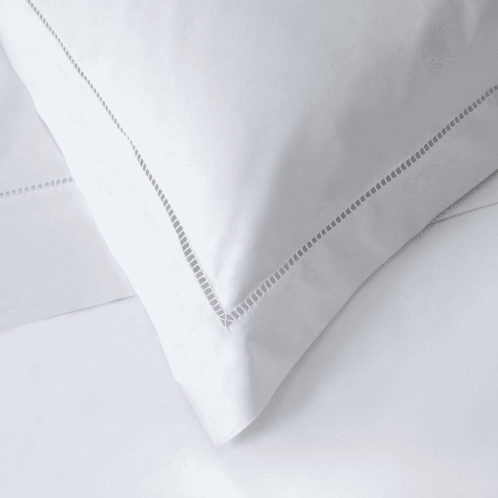 Santorini - 200 Thread Count Cotton Oxford pillowcase, 50 x 75cm, White