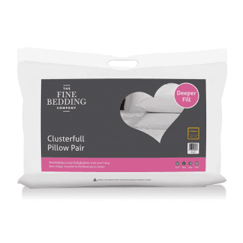 Image showing the Clusterfull Pillow Pair, White product.