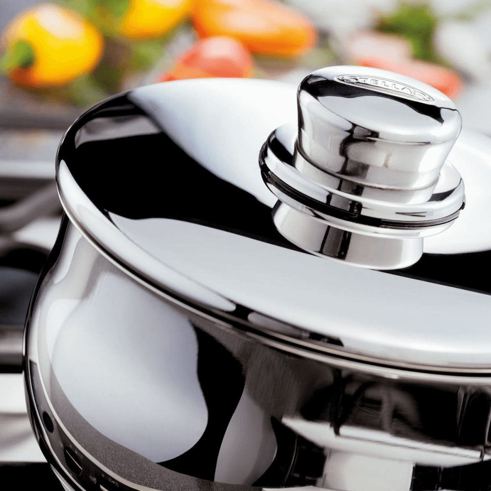1000 5 piece saucepan set, Stainless Steel