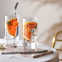 Image showing the Rose Garden Tumbler Set of 4, 300ml, Clear product.