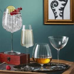 Image showing the Optica Set of 4 Gin Glasses, 750ml, Clear product.