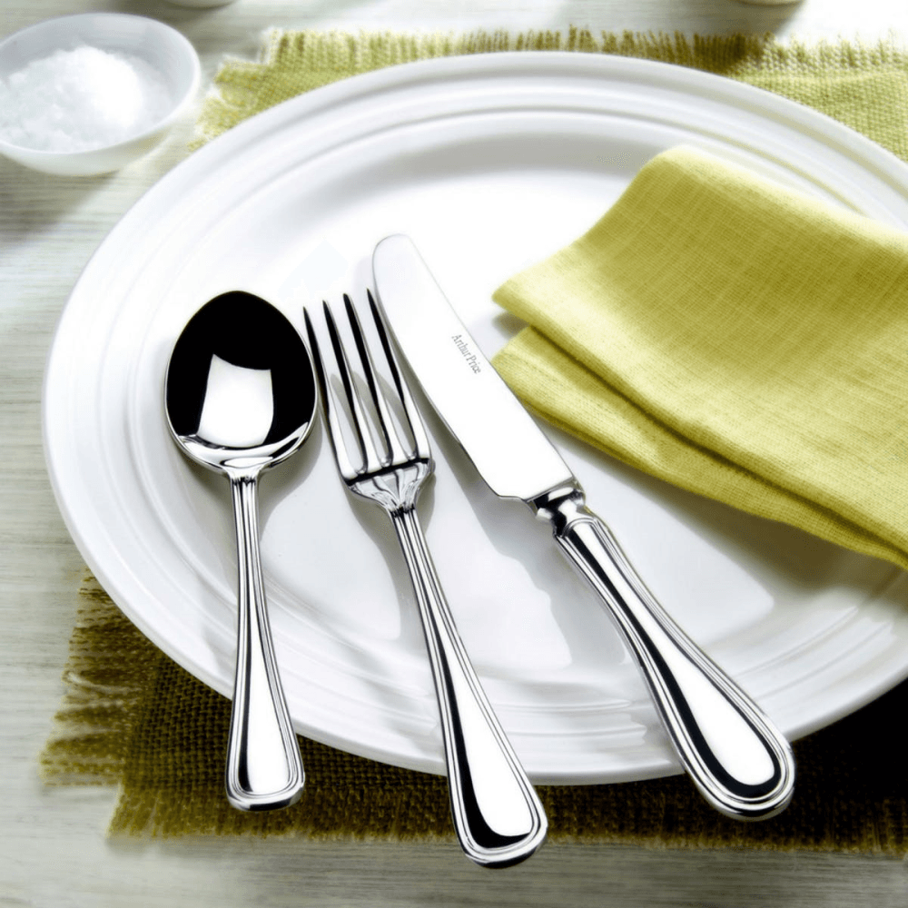 Britannia 58 piece cutlery set with canteen, Stainless Steel