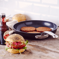 Image showing the Barcelona Pro Non-Stick Frying Pan, 20, Black product.