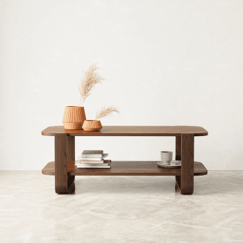 Image showing the Bellwood Coffee Table, Aged Walnut product.