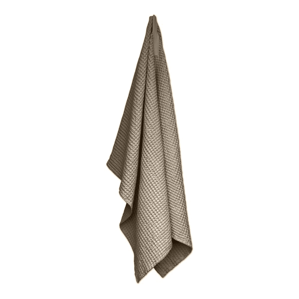 Waffle Towel and blanket, 150 x 100cm, Clay