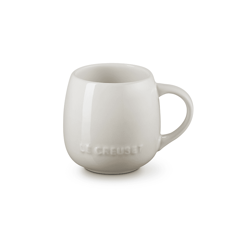 Stoneware Coupe Mug, 320ml, Meringue