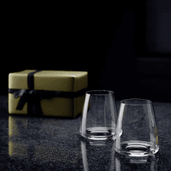 Image showing the MetroChic Set of 2 Water Glasses, 300ml, Clear product.
