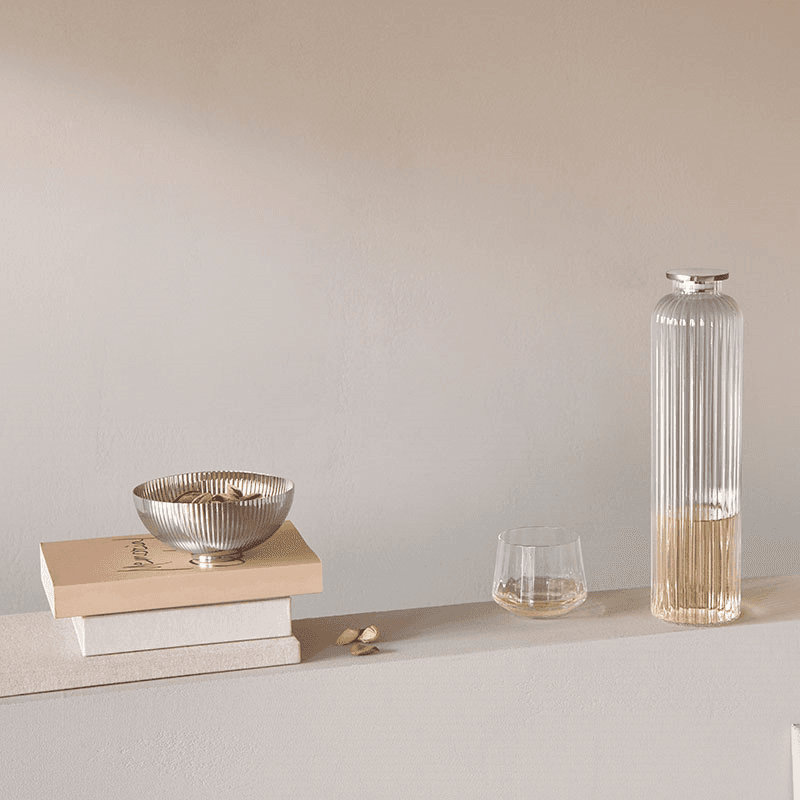 Bernadotte Crystal Glass Carafe, 1.1L, Clear