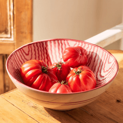 Image showing the Flor Serving Bowl, D31cm, Pink product.