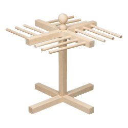 Image showing the Pasta drying stand, Wood product.