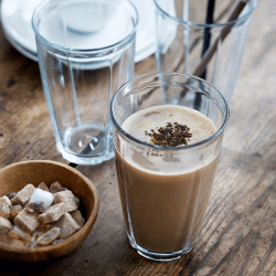 Image showing the Set of 4 Latte Glasses, 480ml, Clear product.