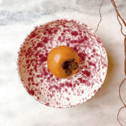 Image showing the Splatter Pasta Bowl, D20cm, Cranberry product.