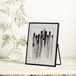Image showing the Fine easel frame, 5 x 7", Black product.