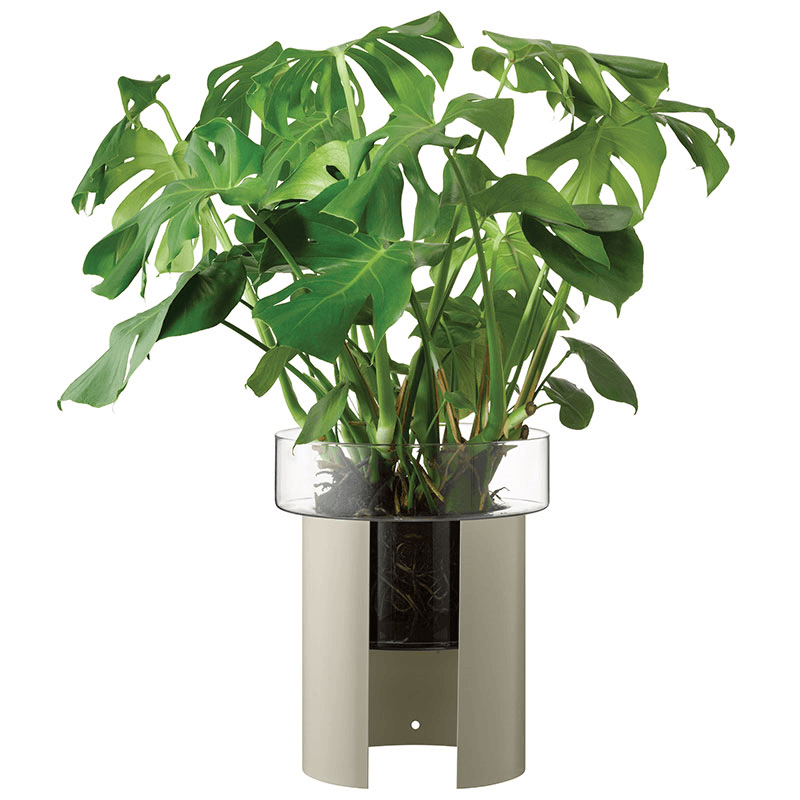 Terrazza Planter, H45 x W37cm, Concrete Grey