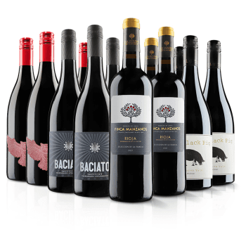 Image showing the Luxury 12 Bottle Red Wine Case product.