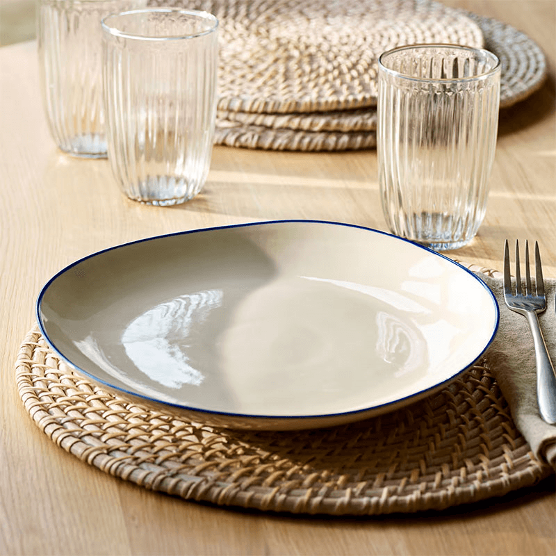 Shipston Dinner Plate, D37cm, Ink
