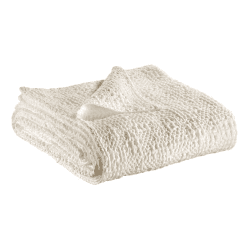 Image showing the Tana Throw, 140 x 200cm, Chalk product.
