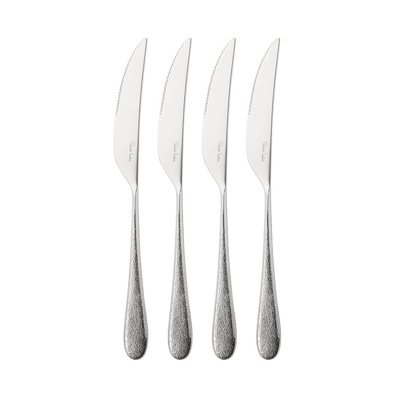 Sandstone 4 Piece Steak Knife Set, Stainless Steel