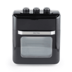 Image showing the Manual Air Fryer Oven, 12L, Black product.
