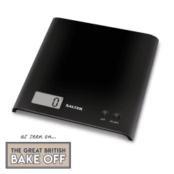 Image showing the Arc Digital kitchen scale, 18 x 17.8 x 2.5cm, Black product.