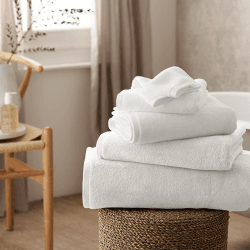 Image showing the Super Soft Ecoloom Face Cloth, 30 x 30cm, White product.