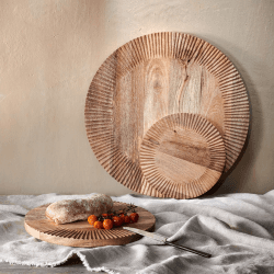 Image showing the Soria Wooden Chopping Board, Medium, Mango Wood product.