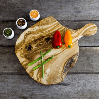 Image showing the Wooden Handled Chopping Board - Large product.