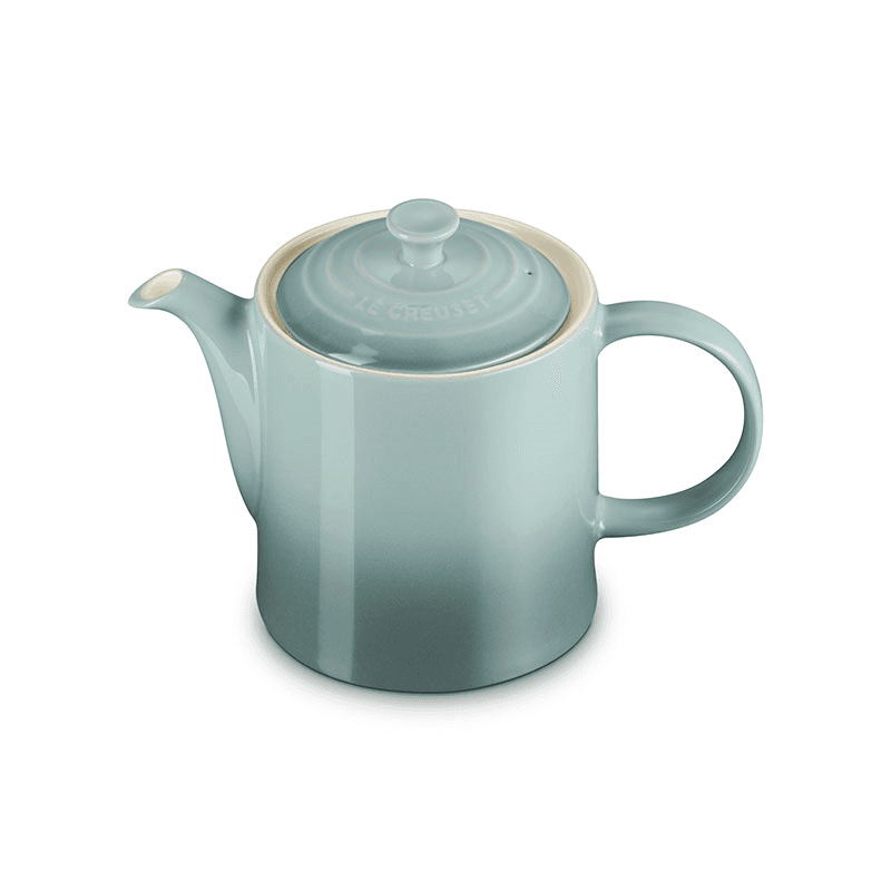 Stoneware Grand Teapot, 1.3L, Sea Salt