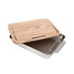 Image showing the Medium Roasting Pan, 38 x 26cm, Stainless Steel product.