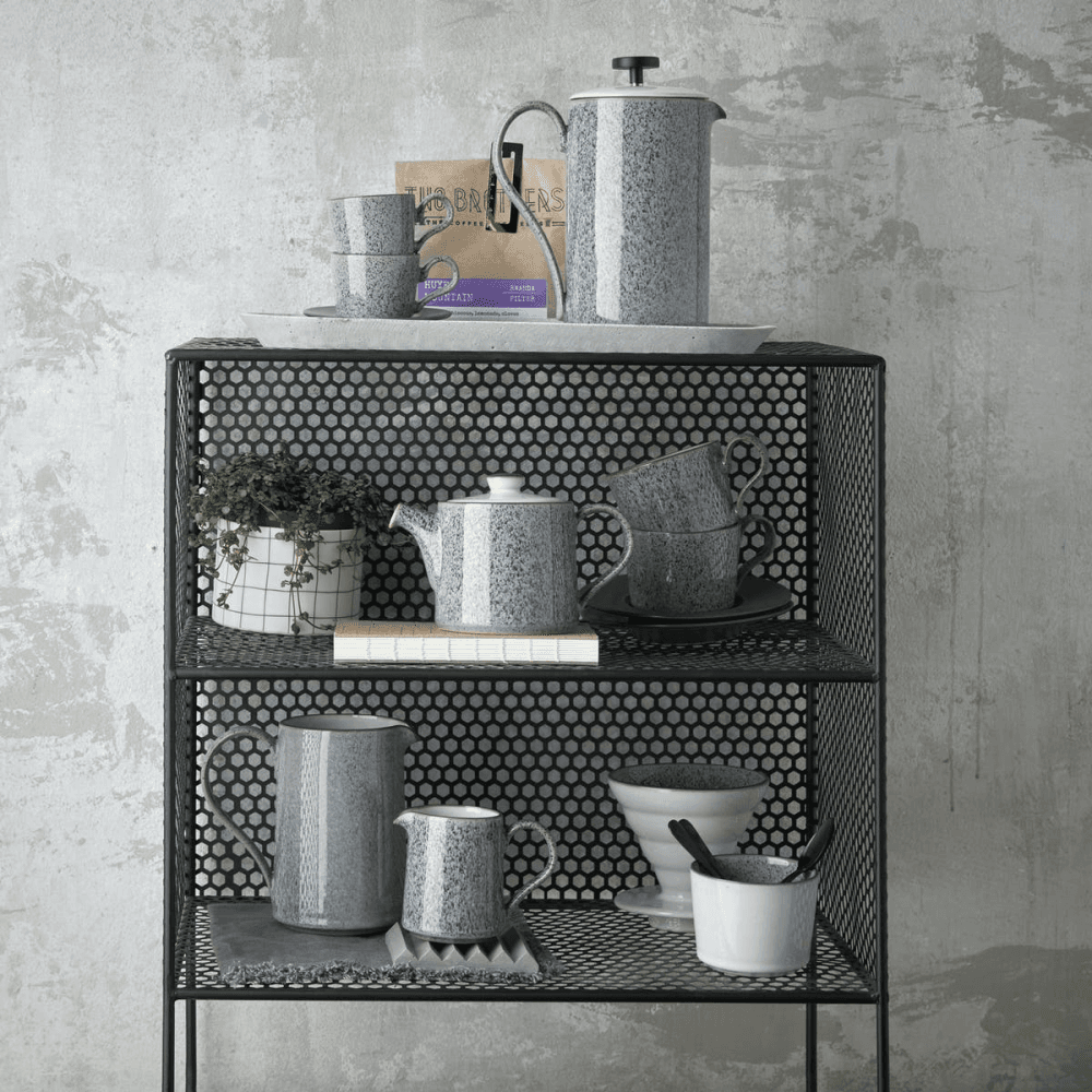Studio Grey Brew Open sugar bowl, 260ml, Grey/White