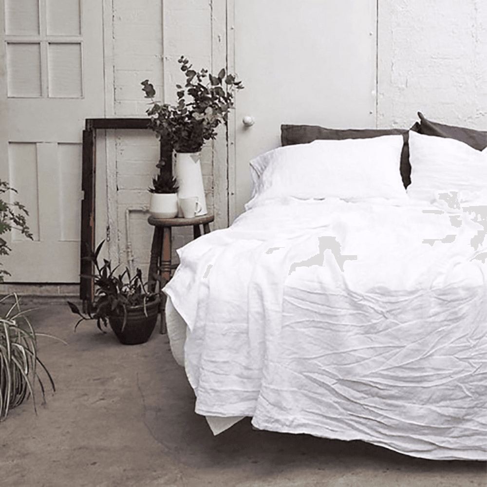 Pair of Super King Pillowcases, 50 x 90cm, White