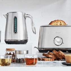Image showing the The Soft Top Luxe Kettle, 1.7 litre, Stainless Steel product.