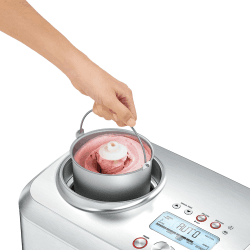 Image showing the The Smart Ice cream maker, 1 litre, stainless steel product.