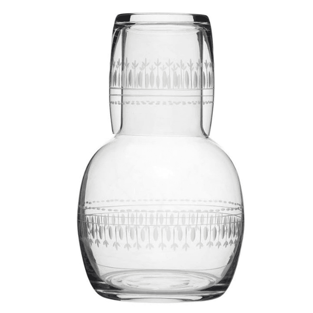 Ovals Carafe and glass, 1.3l, Crystal