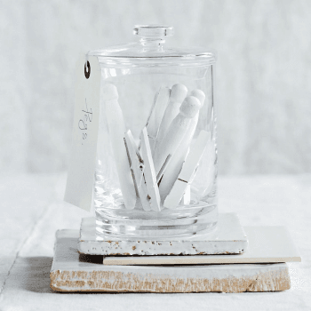 Image showing the Storage jar, H14.5 x Dia10cm, Glass product.