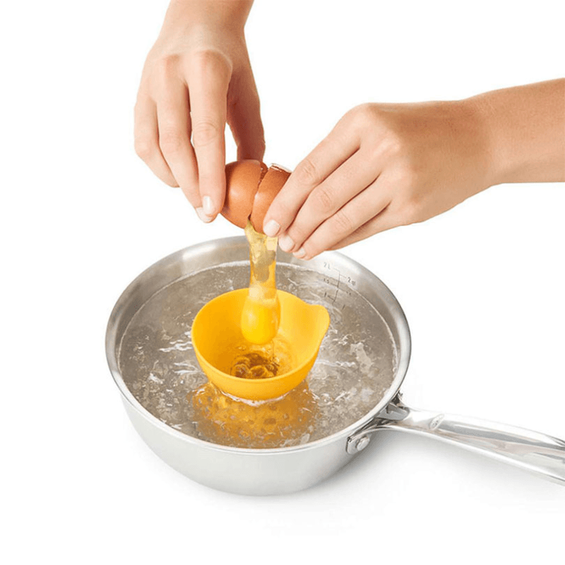 2-piece silicone egg poaching set