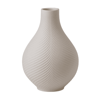 Image showing the Foila Bulb Vase, 25x17.5x17.5, Powder Pink product.