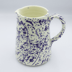 Image showing the Splatter Jug, H14cm, Blueberry product.
