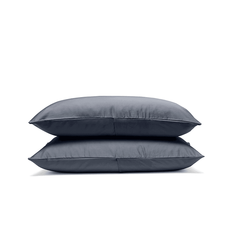 Luxe Cotton Pair of Standard Pillowcases, Ink