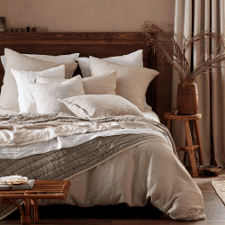 Image showing the Linen Duvet Cover, Double, Natural product.