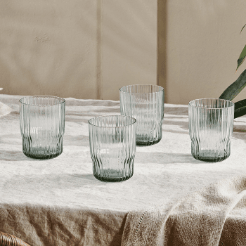 Image showing the Fali Set of 4 Tumblers, 250ml, Blue product.