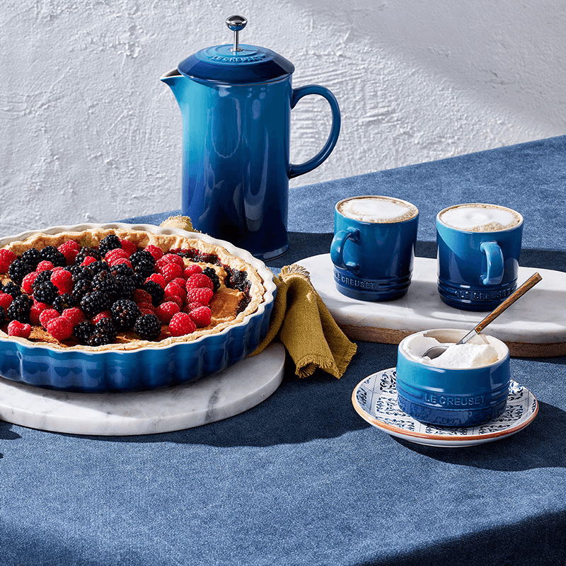 Stoneware Stackable Ramekins, Azure