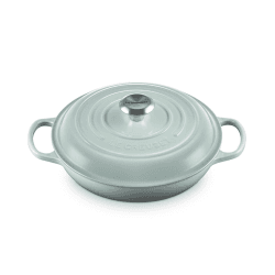 Image showing the Cast Iron Shallow Casserole, 26cm, Sea Salt product.