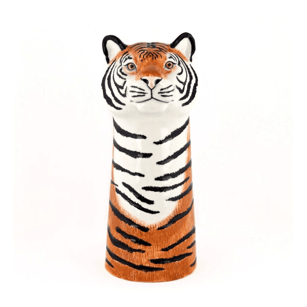 Tiger Large Flower Vase, L12 x D14 x H29cm