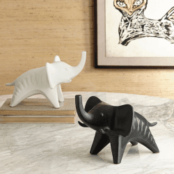 Image showing the Elephant Menagerie, 34cm, White product.