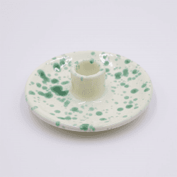 Image showing the Splatter Candle Holder, Pistachio product.