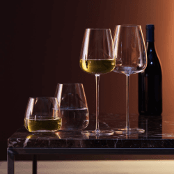 Image showing the Wine Culture Pair of white wine glasses, 490ml, clear product.