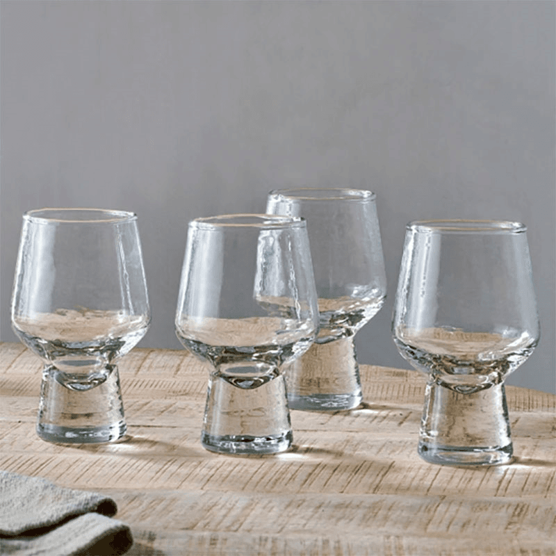 Visla Set of 4 Glasses, 300ml, Light Smoke