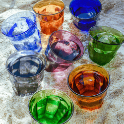 Image showing the Picardie Set of 6 Tumblers, 250ml, Grey product.